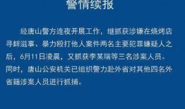 最新唐山爆料案件,真相与争议交织的街头暴力事件
